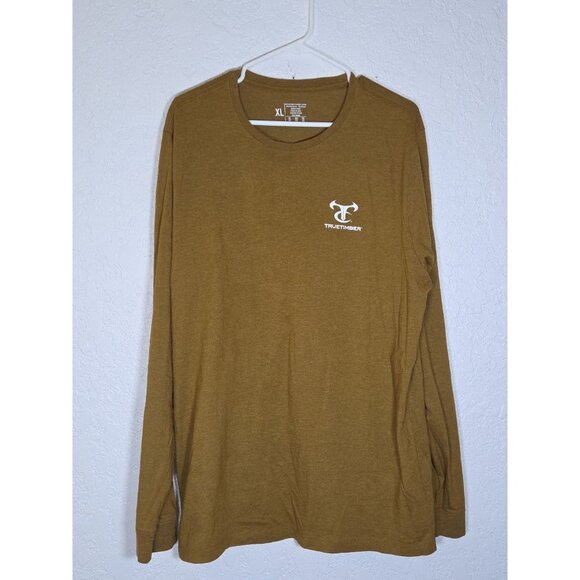 TrueTimber Fishing Long Sleeve T-Shirt Size XL Men's Graphic Print - Picture 1 of 4